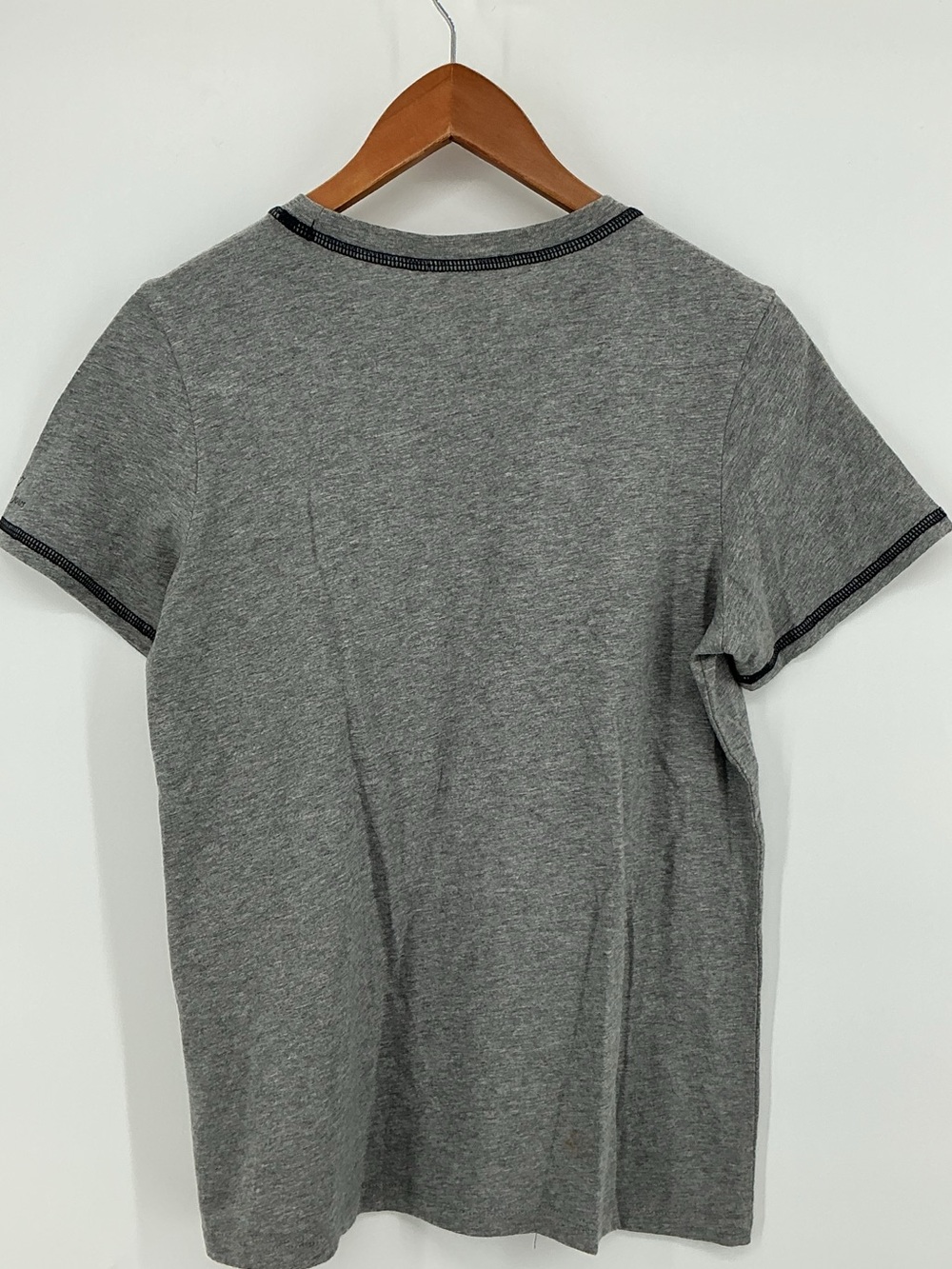 Cinq à Sept Trapunto Denim Paris 57 Graphic Tee Heather Gray NWOT Small - Picture 3 of 8